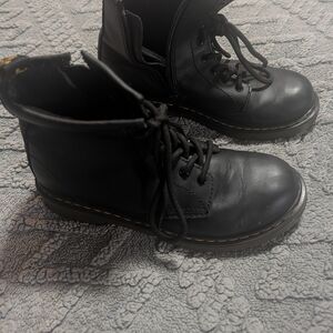Dr. Martens Black Leather Boots